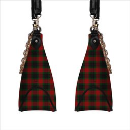 ScotsTee Shop Scottish Skene of Cromar Black Tartan Handbag Women's Shoulder Bag With Chain