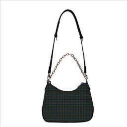ScotsTee Shop Scottish Thompson Hunting Tartan Handbag Women's Shoulder Bag With Chain