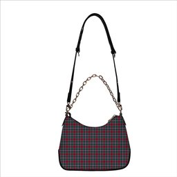 ScotsTee Shop Scottish Spence Modern Clan Tartan Handbag Women's Shoulder Bag With Chain