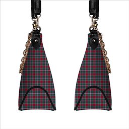 ScotsTee Shop Scottish Spence Modern Clan Tartan Handbag Women's Shoulder Bag With Chain