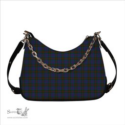 ScotsTee Shop Scottish Stewart of Appin 2 Tartan Handbag Women's Shoulder Bag With Chain