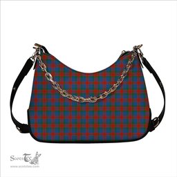 ScotsTee Shop Scottish Skene of Cromar Ancient Tartan Handbag Women's Shoulder Bag With Chain