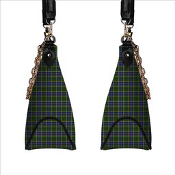 ScotsTee Shop Scottish Turnbull of Thornton Tartan Handbag Women's Shoulder Bag With Chain