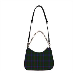 ScotsTee Shop Scottish Skene Tartan Handbag Women's Shoulder Bag With Chain