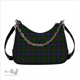 ScotsTee Shop Scottish Skene Tartan Handbag Women's Shoulder Bag With Chain