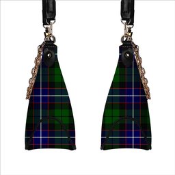 ScotsTee Shop Scottish Russell SC Tartan Handbag Women's Shoulder Bag With Chain