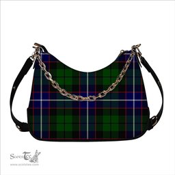 ScotsTee Shop Scottish Russell SC Tartan Handbag Women's Shoulder Bag With Chain