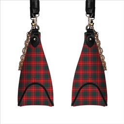 ScotsTee Shop Scottish Somerville Modern Tartan Handbag Women's Shoulder Bag With Chain