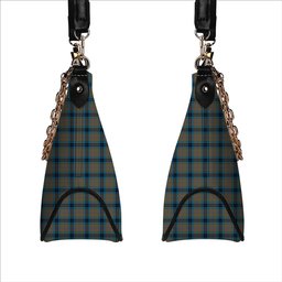 ScotsTee Shop Scottish Thompson Hunting Ancient Tartan Handbag Women's Shoulder Bag With Chain