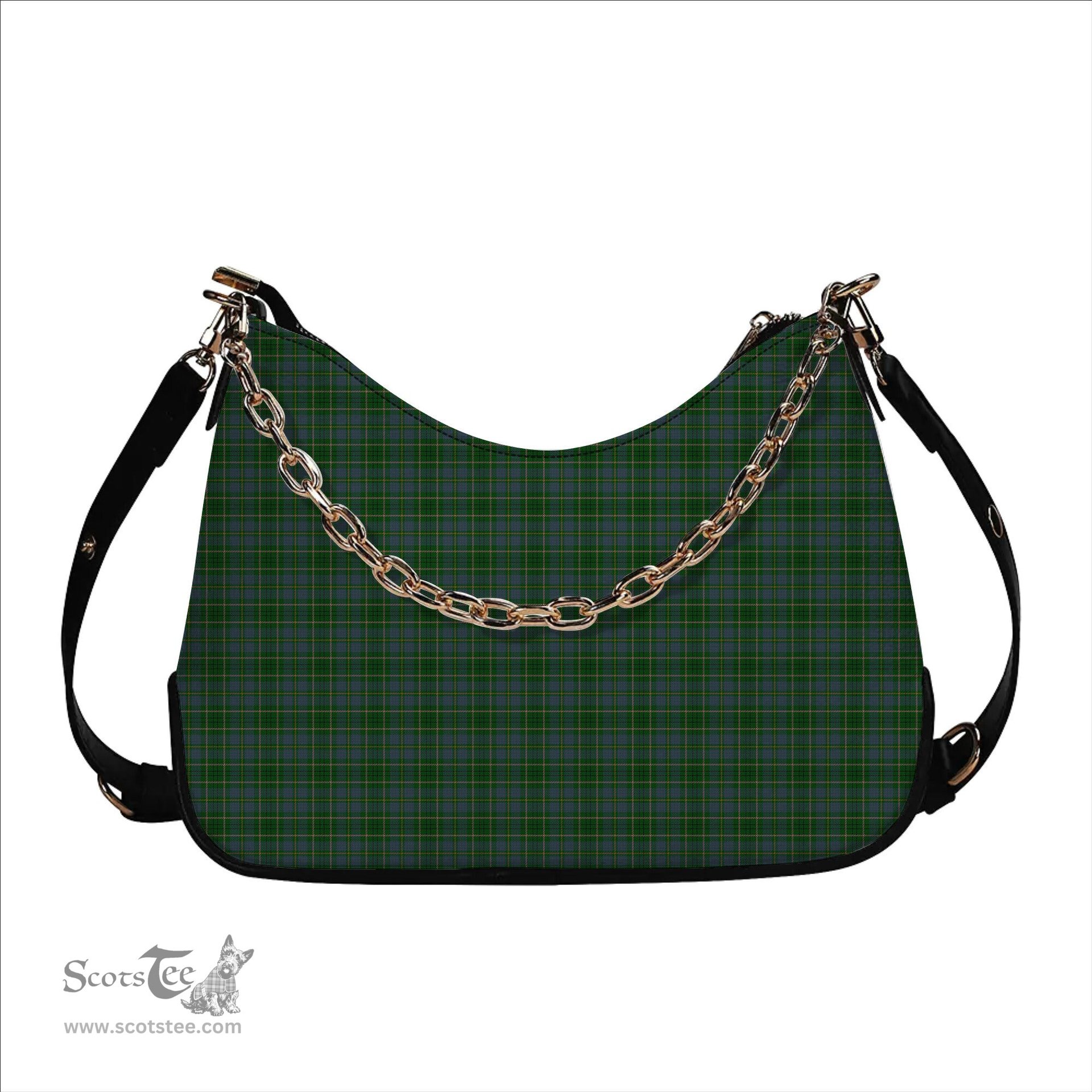 ScotsTee Shop Scottish Tait 2 Tartan Handbag Women's Shoulder Bag With Chain