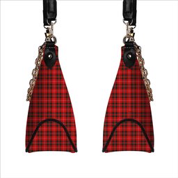ScotsTee Shop Scottish Stuart Of Bute Modern Tartan Handbag Women's Shoulder Bag With Chain