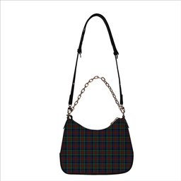 ScotsTee Shop Scottish Tennant Modern Tartan Handbag Women's Shoulder Bag With Chain