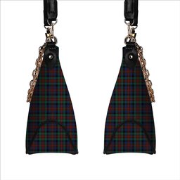 ScotsTee Shop Scottish Tennant Modern Tartan Handbag Women's Shoulder Bag With Chain