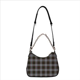 ScotsTee Shop Scottish Stewart of Appin Dress Tartan Handbag Women's Shoulder Bag With Chain