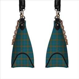 ScotsTee Shop Scottish Tennant Yules Ancient Tartan Handbag Women's Shoulder Bag With Chain