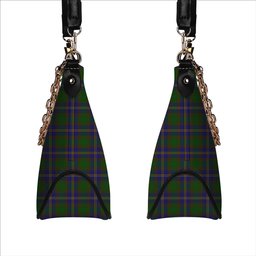 ScotsTee Shop Scottish Strang of Balkaskie Tartan Handbag Women's Shoulder Bag With Chain