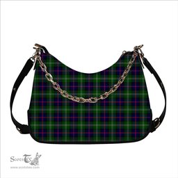 ScotsTee Shop Scottish Swinton SC Tartan Handbag Women's Shoulder Bag With Chain