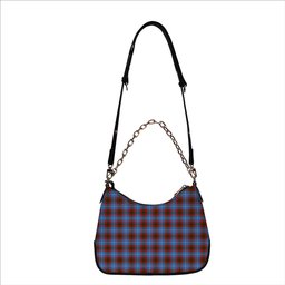 ScotsTee Shop Scottish Preston Tartan Handbag Women's Shoulder Bag With Chain
