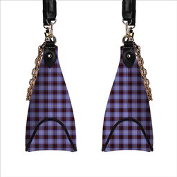 ScotsTee Shop Scottish Rutherford SC Tartan Handbag Women's Shoulder Bag With Chain