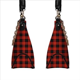 ScotsTee Shop Scottish Ramsay of Dalhousie (Ramsay Red) Ancient Tartan Handbag Women's Shoulder Bag With Chain