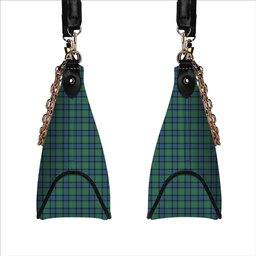ScotsTee Shop Scottish Sinclair Hunting Ancient Tartan Handbag Women's Shoulder Bag With Chain