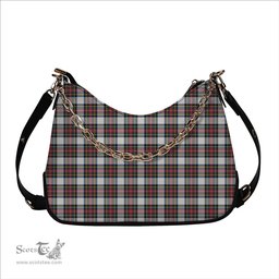 ScotsTee Shop Scottish Stewart Dress Modern Tartan Handbag Women's Shoulder Bag With Chain