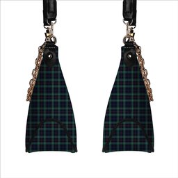ScotsTee Shop Scottish Stevenson Hunting Modern Tartan Handbag Women's Shoulder Bag With Chain