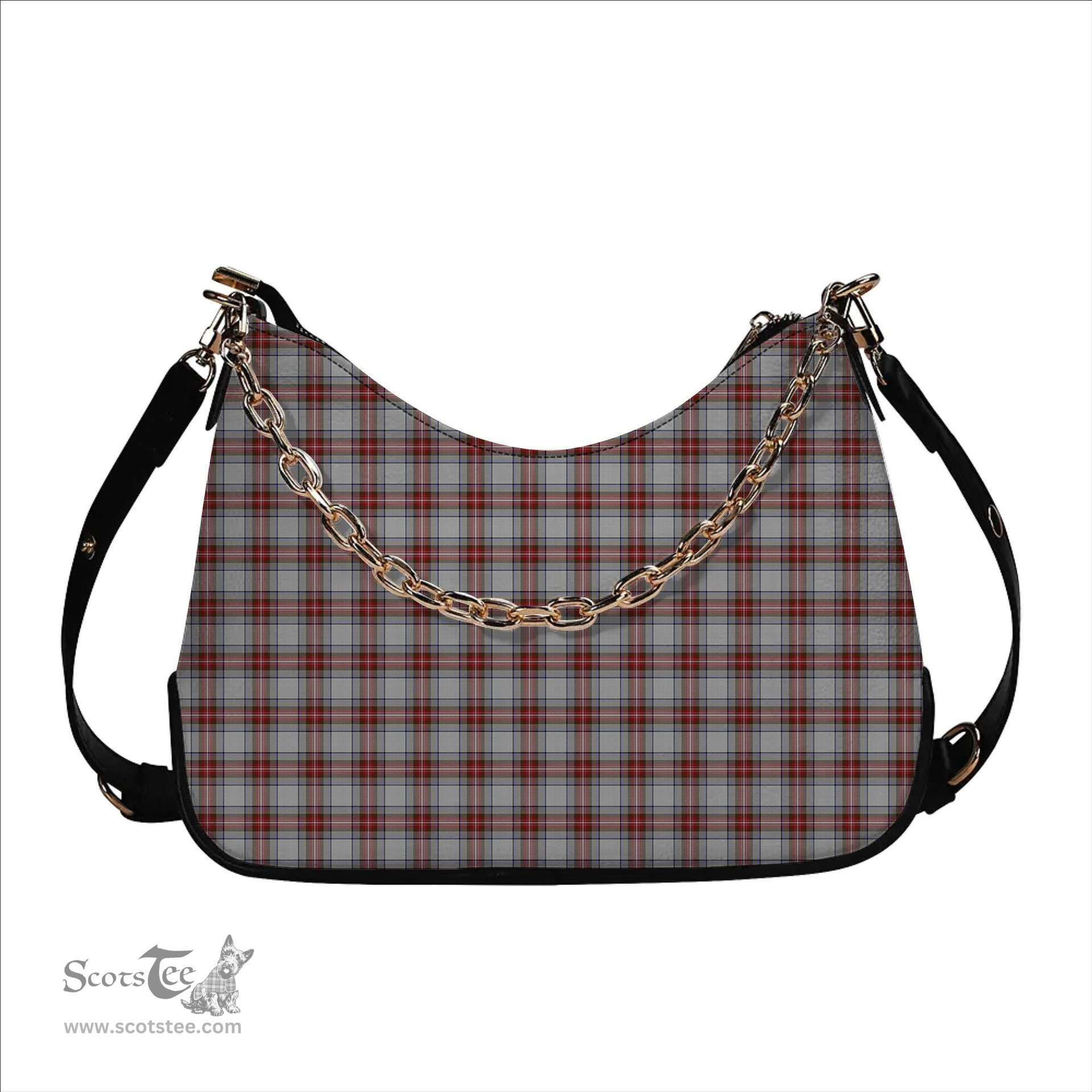 ScotsTee Shop Scottish Seller Reproduction Dress Tartan Handbag Women's Shoulder Bag With Chain