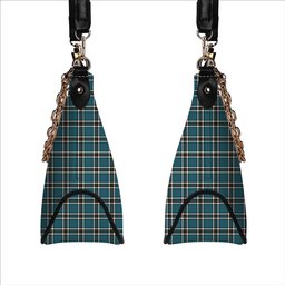 ScotsTee Shop Scottish Thomson Dress Blue Ancient Tartan Handbag Women's Shoulder Bag With Chain