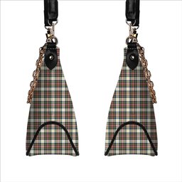 ScotsTee Shop Scottish Stewart Dress Ancient SC Tartan Handbag Women's Shoulder Bag With Chain