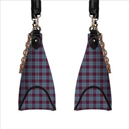 ScotsTee Shop Scottish Royal Canadian Air Force Modern Tartan Handbag Women's Shoulder Bag With Chain