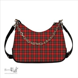 ScotsTee Shop Scottish Stewart Stuart of Bute Tartan Handbag Women's Shoulder Bag With Chain