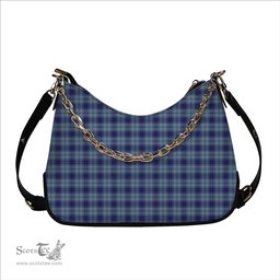 ScotsTee Shop Scottish Traynor Tartan Handbag Women's Shoulder Bag With Chain