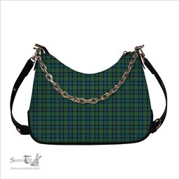 ScotsTee Shop Scottish Stephenson Hunting Ancient Tartan Handbag Women's Shoulder Bag With Chain
