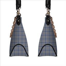 ScotsTee Shop Scottish Tweedie Tartan Handbag Women's Shoulder Bag With Chain