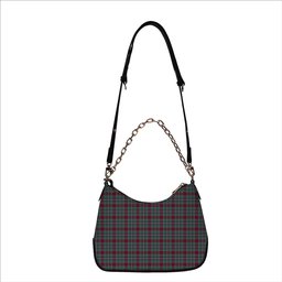 ScotsTee Shop Scottish Spens Tartan Handbag Women's Shoulder Bag With Chain