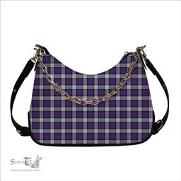 ScotsTee Shop Scottish Sinclair Dress (Dance) Modern Clan Tartan Handbag Women's Shoulder Bag With Chain