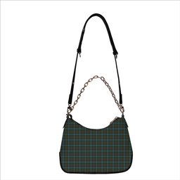 ScotsTee Shop Scottish Paisley Tartan Handbag Women's Shoulder Bag With Chain