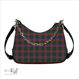 ScotsTee Shop Scottish Rattray of Lude Ancient Tartan Handbag Women's Shoulder Bag With Chain