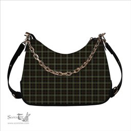 ScotsTee Shop Scottish Forbes of Druminnor Tartan Handbag Women's Shoulder Bag With Chain