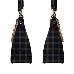 ScotsTee Shop Scottish Fletcher of Dunans Modern Tartan Handbag Women's Shoulder Bag With Chain