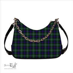ScotsTee Shop Scottish Donald of the Isles Hunting Modern Tartan Handbag Women's Shoulder Bag With Chain