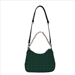 ScotsTee Shop Scottish Forsyth 1795 Tartan Handbag Women's Shoulder Bag With Chain