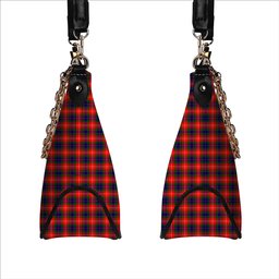 ScotsTee Shop Scottish Fraser Lovat Modern Tartan Handbag Women's Shoulder Bag With Chain