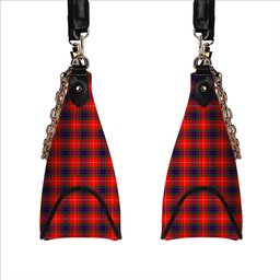 ScotsTee Shop Scottish Fraser Modern Tartan Handbag Women's Shoulder Bag With Chain