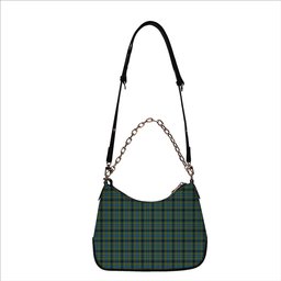 ScotsTee Shop Scottish Gillies Ancient Tartan Handbag Women's Shoulder Bag With Chain