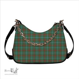 ScotsTee Shop Scottish Gayre Modern Tartan Handbag Women's Shoulder Bag With Chain