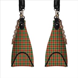 ScotsTee Shop Scottish Gibson Ancient  Tartan Handbag Women's Shoulder Bag With Chain