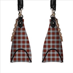 ScotsTee Shop Scottish Gillies Red Dress Tartan Handbag Women's Shoulder Bag With Chain