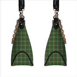 ScotsTee Shop Scottish Dunbar Hunting Ancient Tartan Handbag Women's Shoulder Bag With Chain
